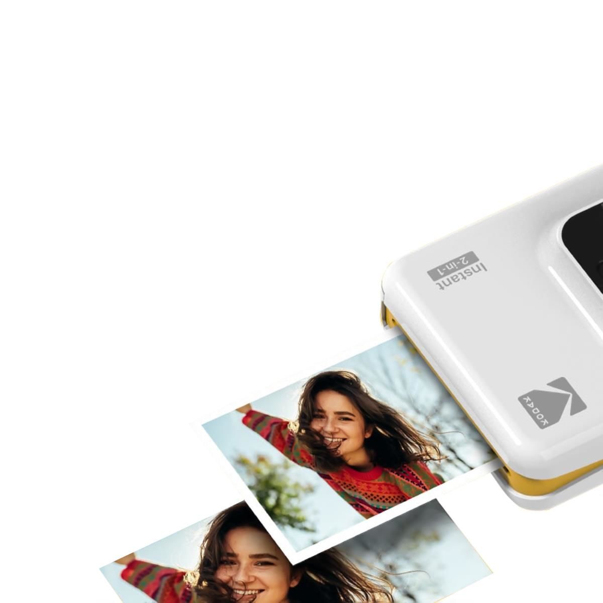 Kodak Mini Shot Combo 2 Anında Baskı Dijital Fotoğraf Makinesi + Yazıcı (Beyaz)