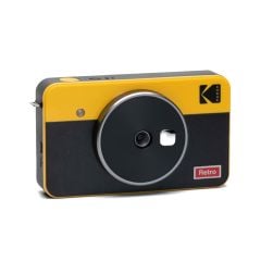 Kodak Mini Shot Combo 2 Retro Anında Baskı Dijital Fotoğraf Makinesi + Yazıcı (Sarı)