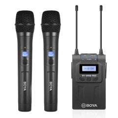 Boya BY-WHM8 Pro İkili Kablosuz Dinamik El Tipi Mikrofon Seti