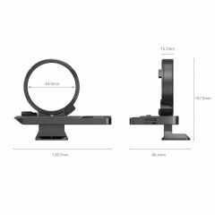 SmallRig 4148 Sony α7R V / α7 IV / α7S III / α7R IV  için  Dönebilen Yataydan Dikeye Montaj Plakası Kiti