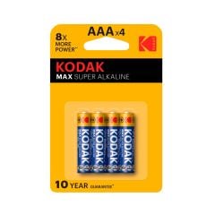 Kodak Max 4 Adet Alkalin İnce Pil-AAA