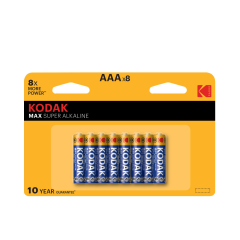 Kodak Max 6+2 Adet Alkalin İnce Pil-AAA