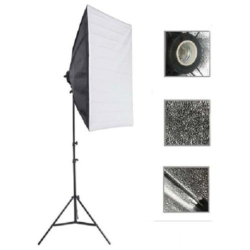 Softbox 50x70cm Sürekli Işık Tek Duylu Paraflaş