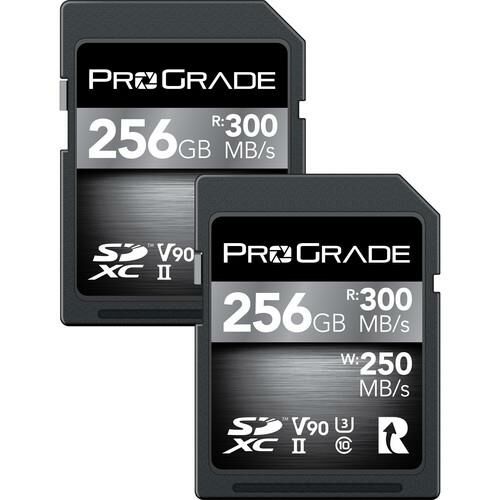 ProGrade Digital 256GB UHS-II SDXC V90 Hafıza Kartı (2'li Paket)