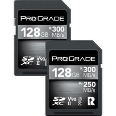 ProGrade Digital 128GB UHS-II SDXC V90 Hafıza Kartı (2'li Paket)