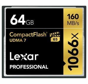 Lexar 64GB 1066X 160MB/s Profesyonel CF Hafıza Kartı