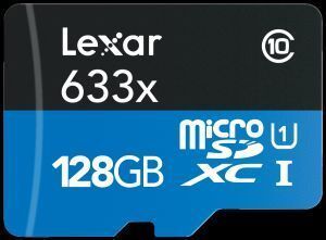 Lexar 128GB 633x MicroSDHC Hafıza Kartı