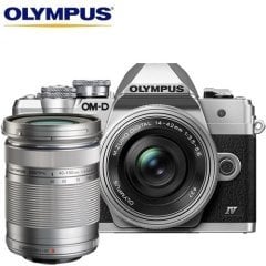 Olympus OM-D E-M10 Mark IV 14-42mm EZ + 40-150mm Lens Kit