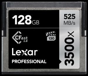 Lexar 128GB Professional 3500x CFast 2.0 Hafıza Kart