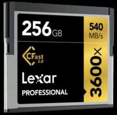 Lexar 256GB Profesyonel 3600x Pro CFast Hafıza Kartı