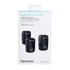 Saramonic Blink500 ProX Q20 Kablosuz İkili Mikrofon