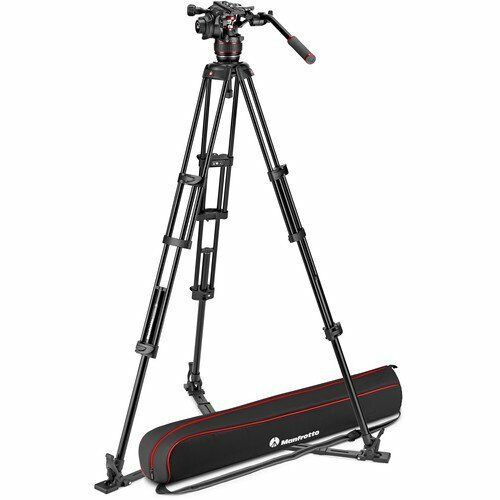 Manfrotto MVK608TWINGA Nitrotech 608 & Alu Twin GS Video Tripod Kit