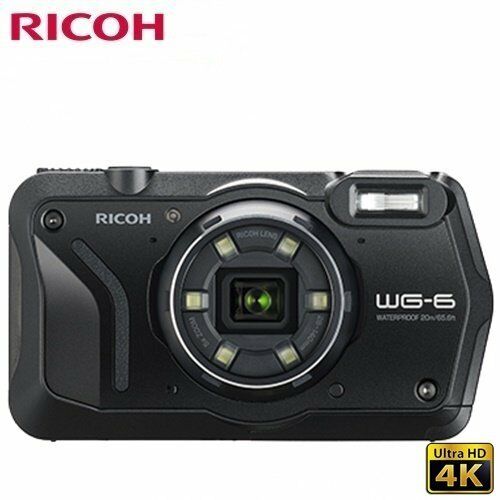 Ricoh WG-6 Sualtı Fotoğraf Makinesi (Siyah)