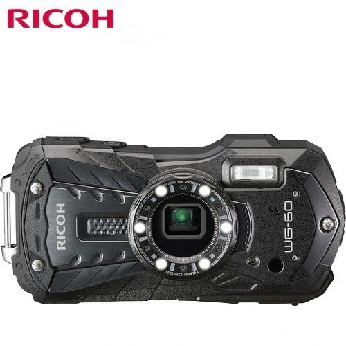 Ricoh WG-60 Sualtı Fotoğraf Makinesi (Siyah)