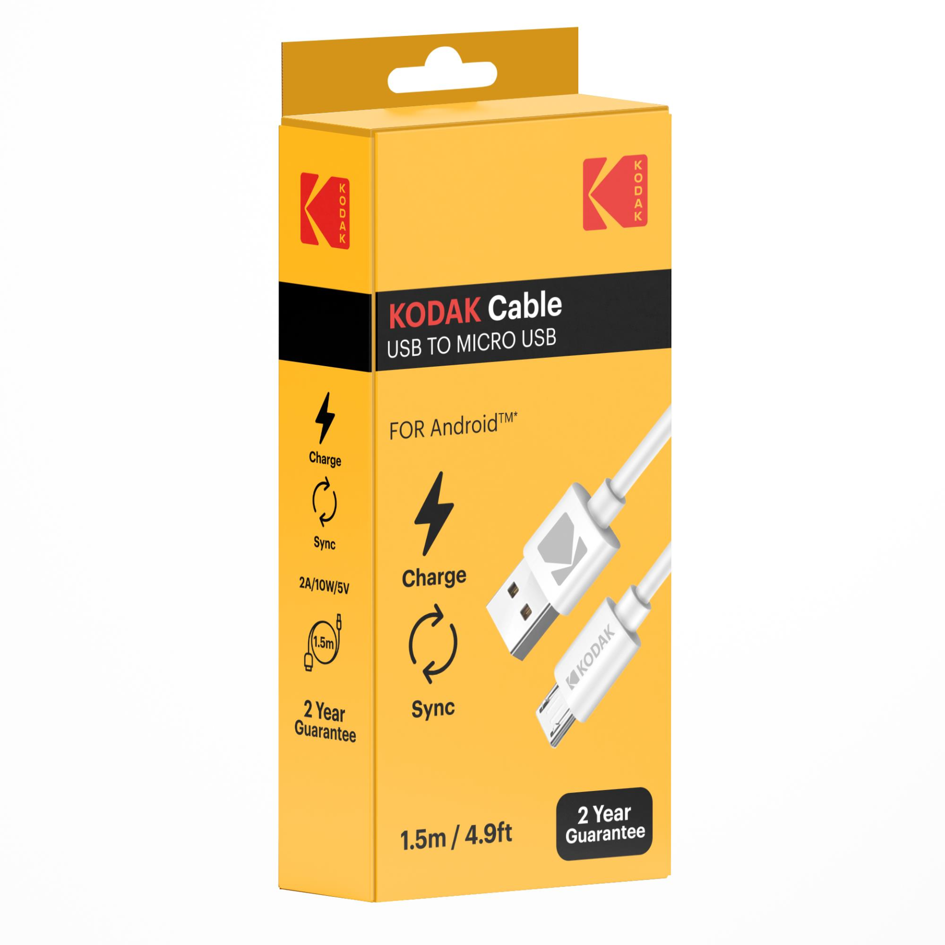 Kodak Android için USB - Mikro USB Kablo - 1.0 Metre