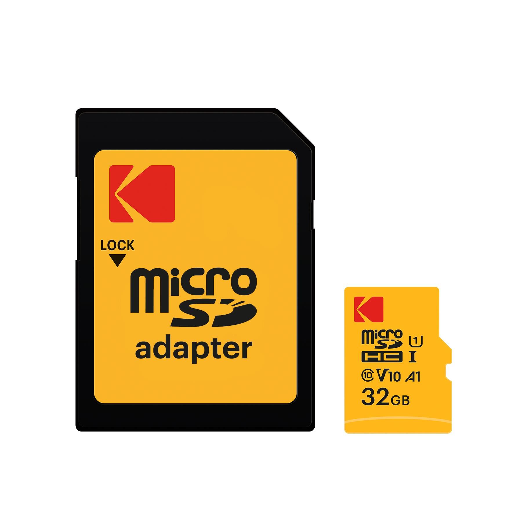 Kodak Micro SD 32GB UHS-I U1 V10 A1 Premium Hafıza Kartı