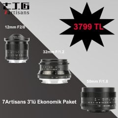 7artisans APS-C Uyumlu 3'lü Avantaj Paketi (EOS-M Mount)