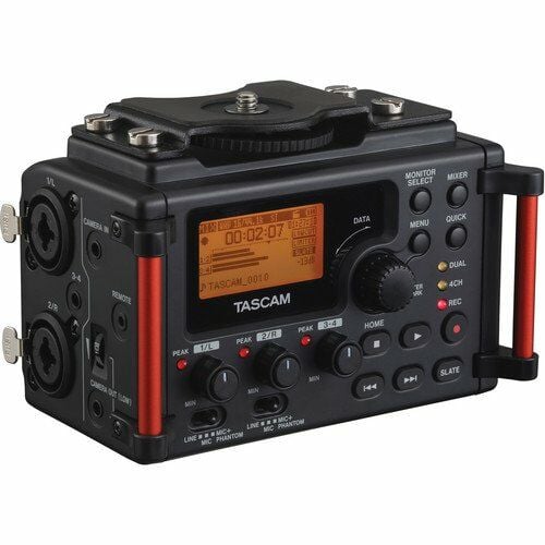 Tascam DR-60DMK2 DSLR Kameralar için 4 Kanallı Ses Kaydedici