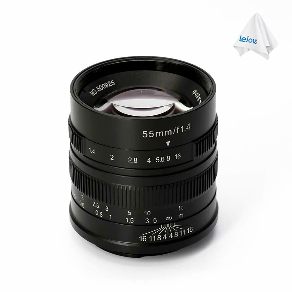 7artisans 55mm F/1.4 APS-C Manual Fixed Lens (M43-Panasonic Olympus Mount)