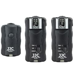 JJC JF-U2 Kablosuz Flaş-Paraflaş Tetikleyici (2 Alıcılı Set)