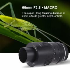 7artisans 60mm F2.8 Macro APS-C Lens M43 (Panasonic Olympus Mount)