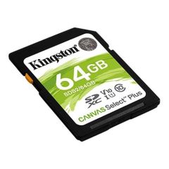 KINGSTON 64GB SDXC CANVAS SELECT PLUS SD CARD SDS2/64GB