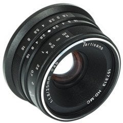 7artisans 25mm F1.8 Manual Focus Prime Fixed Lens Canon (EOS M-Mount)