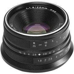 7artisans 25mm F1.8 Manual Focus Prime Fixed Lens Panasonic-Olympus (M43-Mount)