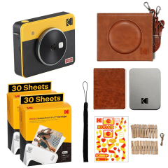 Kodak Mini Shot Combo 3 Retro Anında Baskı Dijital Fotoğraf Makinesi + Bundle ( Sarı )