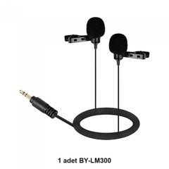 Boya İkili Kablosuz Yaka Mikrofonu Seti (BY-WM5 + BY-LM300)