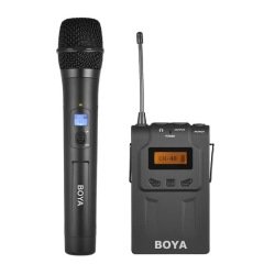 Boya BY-WHM8 Kablosuz Dinamik El Tipi Mikrofon Seti v1 (BY-WM6R + BY-WHM8)