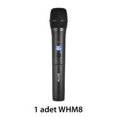 Boya BY-WHM8 Kablosuz Dinamik El Tipi Mikrofon Seti v1 (BY-WM6R + BY-WHM8)