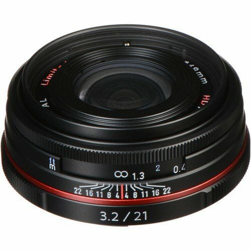 Pentax 21mm f/3.2 AL Limited Lens Siyah