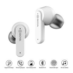 Boya BY-AP4 Kablosuz Bluetooth Kulaklık Beyaz