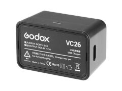 Godox VC26 USB Şarj Aleti (V1,V860III,AD100Pro,MF-R76)