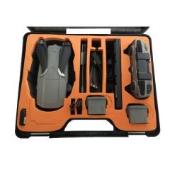 ClasCase C01 DJI Mavic Serisi Hard Case Taşıma Çantası (Siyah-Turuncu)