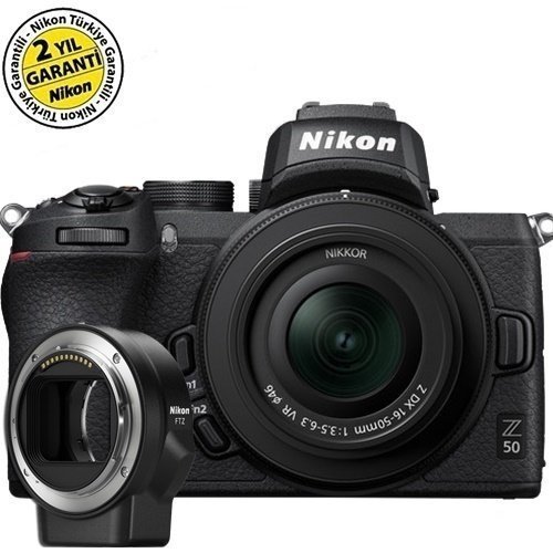 Nikon Z5 16-50mm Kit + FTZ Mount Adaptör