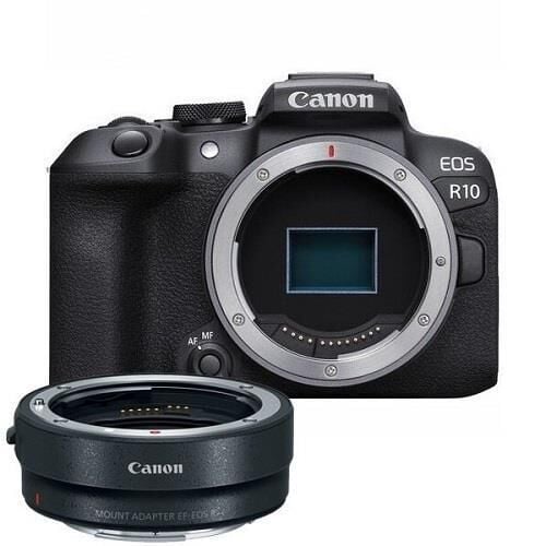 Canon EOS R10 Body Aynasız Fotoğraf Makinesi + Canon EF-EOS R Mount Adaptör