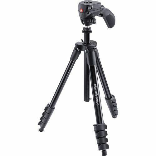 Manfrotto MKCOMPACTACN Alüminyum Tripod