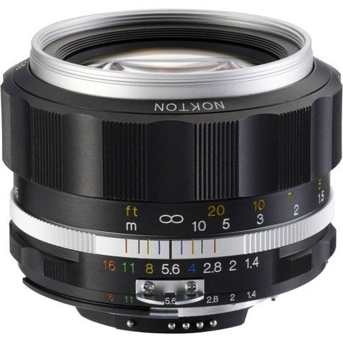 Voigtlander Nokton 58mm f/1.4 SL II S Lens (Nikon F Silver)