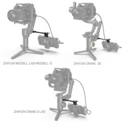 SmallRig DJI RONIN-S / SC ZHIYUN CRANE 2S / 3 / 3S / WEEBILL-S / MOZA  AirCross 2 Gimbalar  için  Ayarlanabilir Monitör Kolu 2889