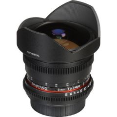 Samyang 8mm T3.8 Fisheye Cine Lens (Canon EF)