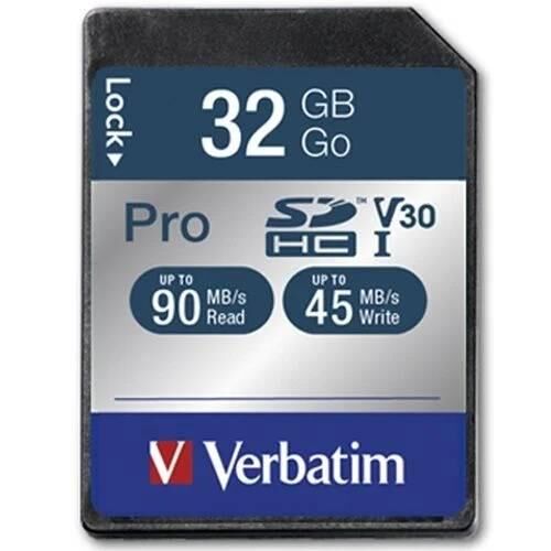 Verbatim 32GB Pro U3 MicroSDHC Hafıza Kartı