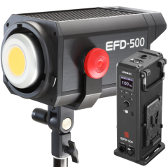 JINBEI EFD-500 LED AC/DC 5500K Video Işığı 2'li Set