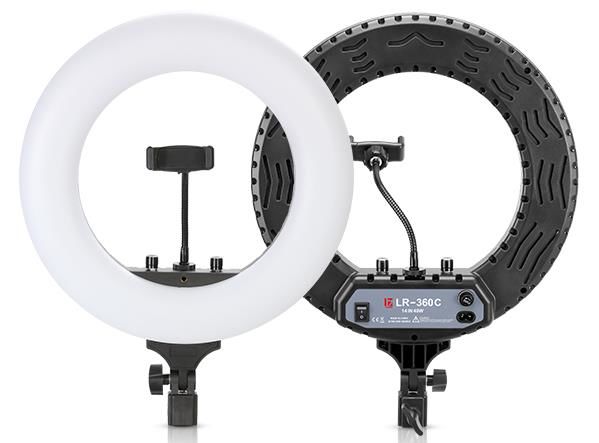 JINBEI LR-360C LED Ring Light(14 inc 432 Led)+L-170 Işık Stand Kiti