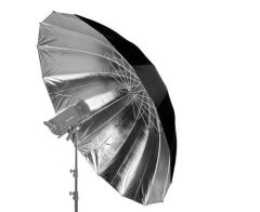 JINBEI XL Profesyonel Parabolik Tip 150cm Siyah & Gümüş Şemsiye