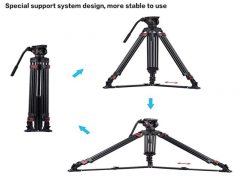 Miliboo MTT609A Profesyonel Video Tripod