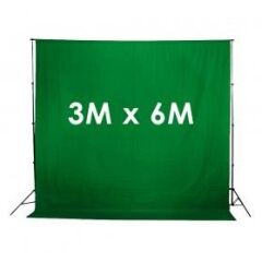 Greenbox Yeşil Fon Perdesi 3mx6m