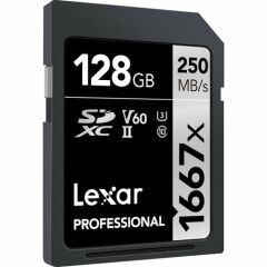 Lexar 128GB Professional 1667x UHS-II SDXC Hafıza Kartı