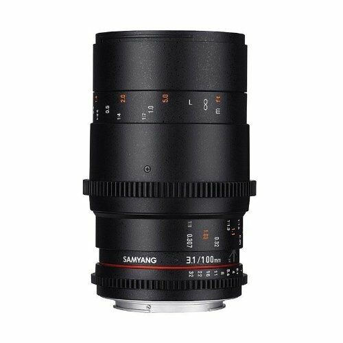 Samyang 100mm T3.1 ED UMC Cine Macro Lens (Nikon F)